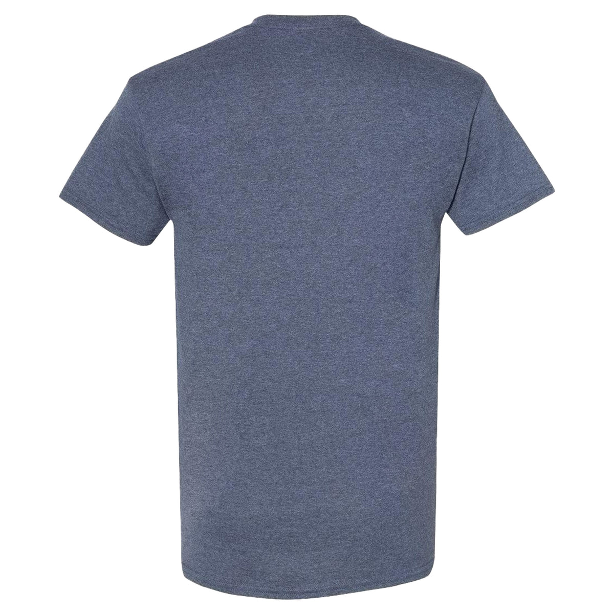 Heather Navy - Back - Gildan Heavy Cotton T-Shirt