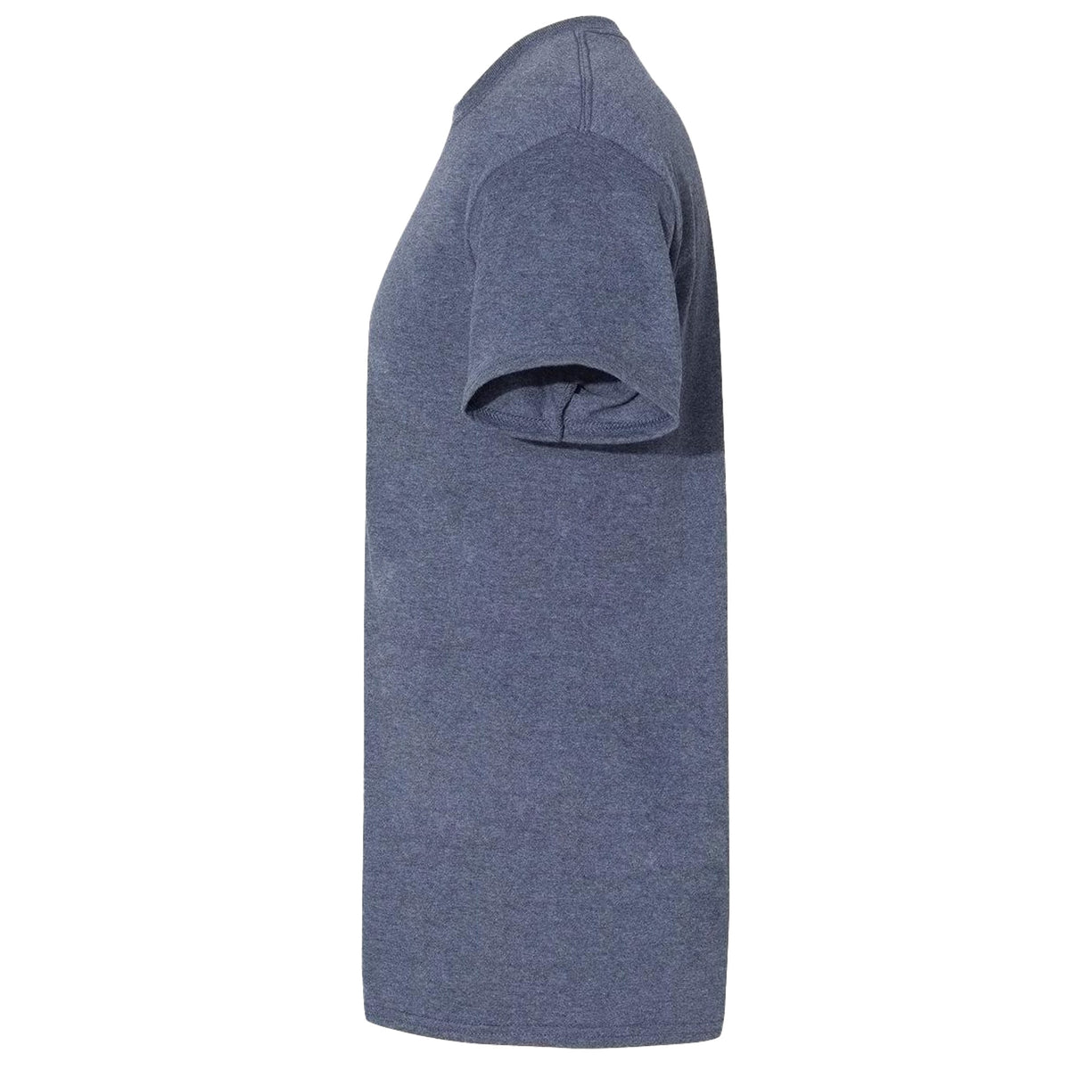 Heather Navy - Side - Gildan Heavy Cotton T-Shirt
