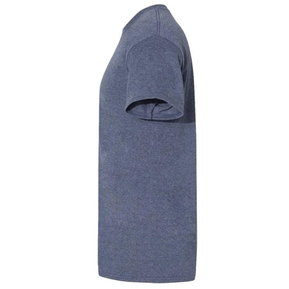 Heather Navy - Side - Gildan Heavy Cotton T-Shirt
