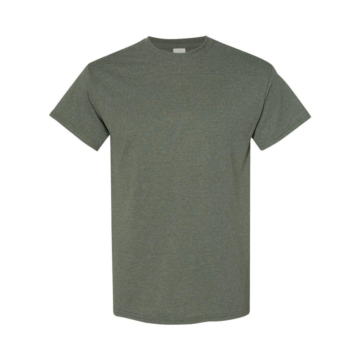 Heather Military Green - Front - Gildan Heavy Cotton T-Shirt