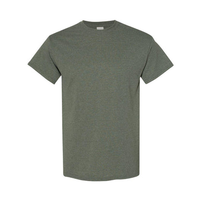 Heather Military Green - Front - Gildan Heavy Cotton T-Shirt