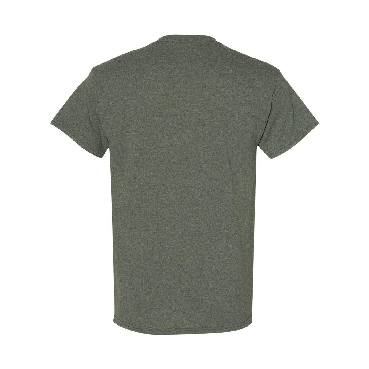 Heather Military Green - Back - Gildan Heavy Cotton T-Shirt