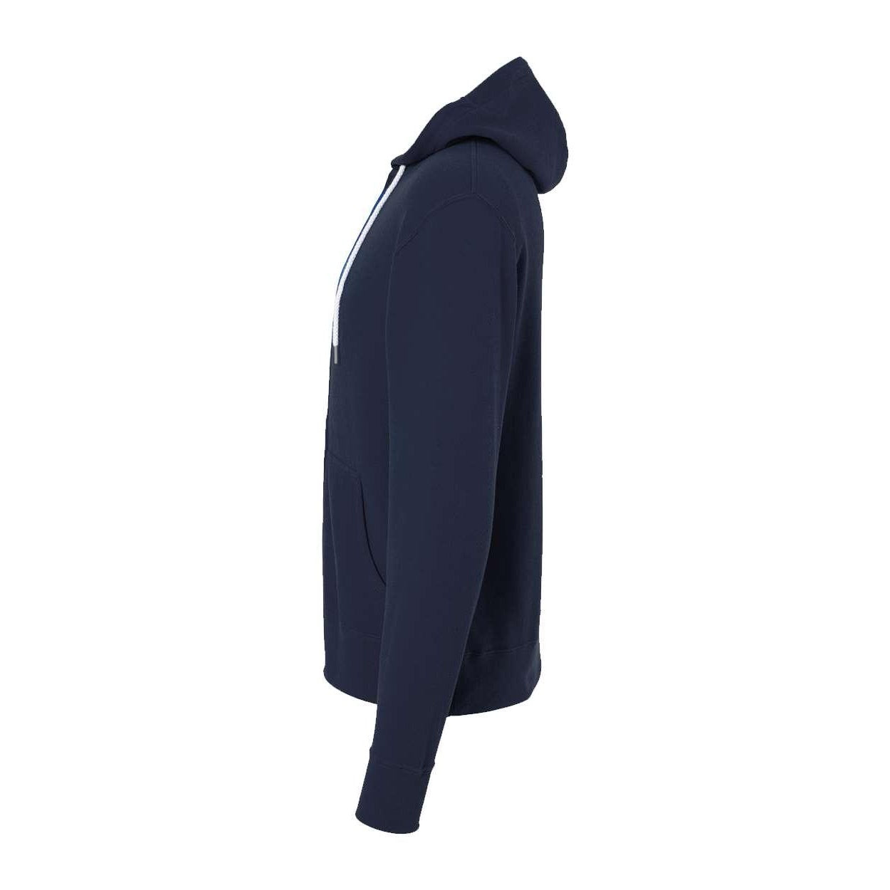 Classic Navy - Side - Independent Trading Co. Lightweight Full-Zip Hooded Sweatshirt