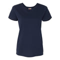 Navy - Front - Hanes Essential-T Womens T-Shirt