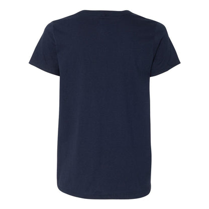 Navy - Back - Hanes Essential-T Womens T-Shirt