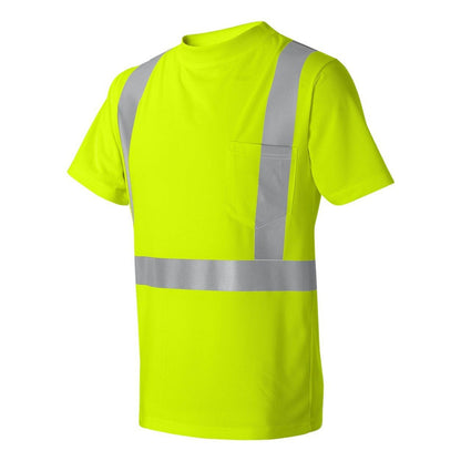 Lime - Side - Kishigo High Performance Microfiber T-Shirt