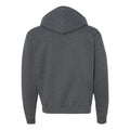 Charcoal Heather - Back - Champion Powerblend Full-Zip Hooded Sweatshirt