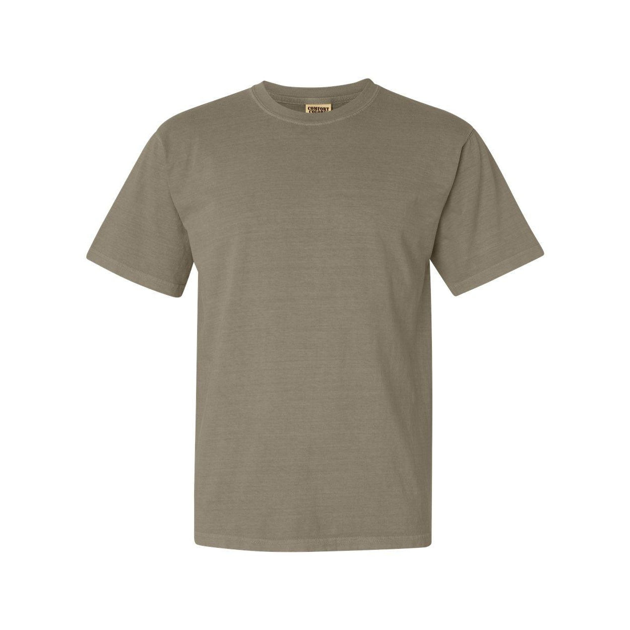 Khaki - Front - Comfort Colors Garment-Dyed Heavyweight T-Shirt