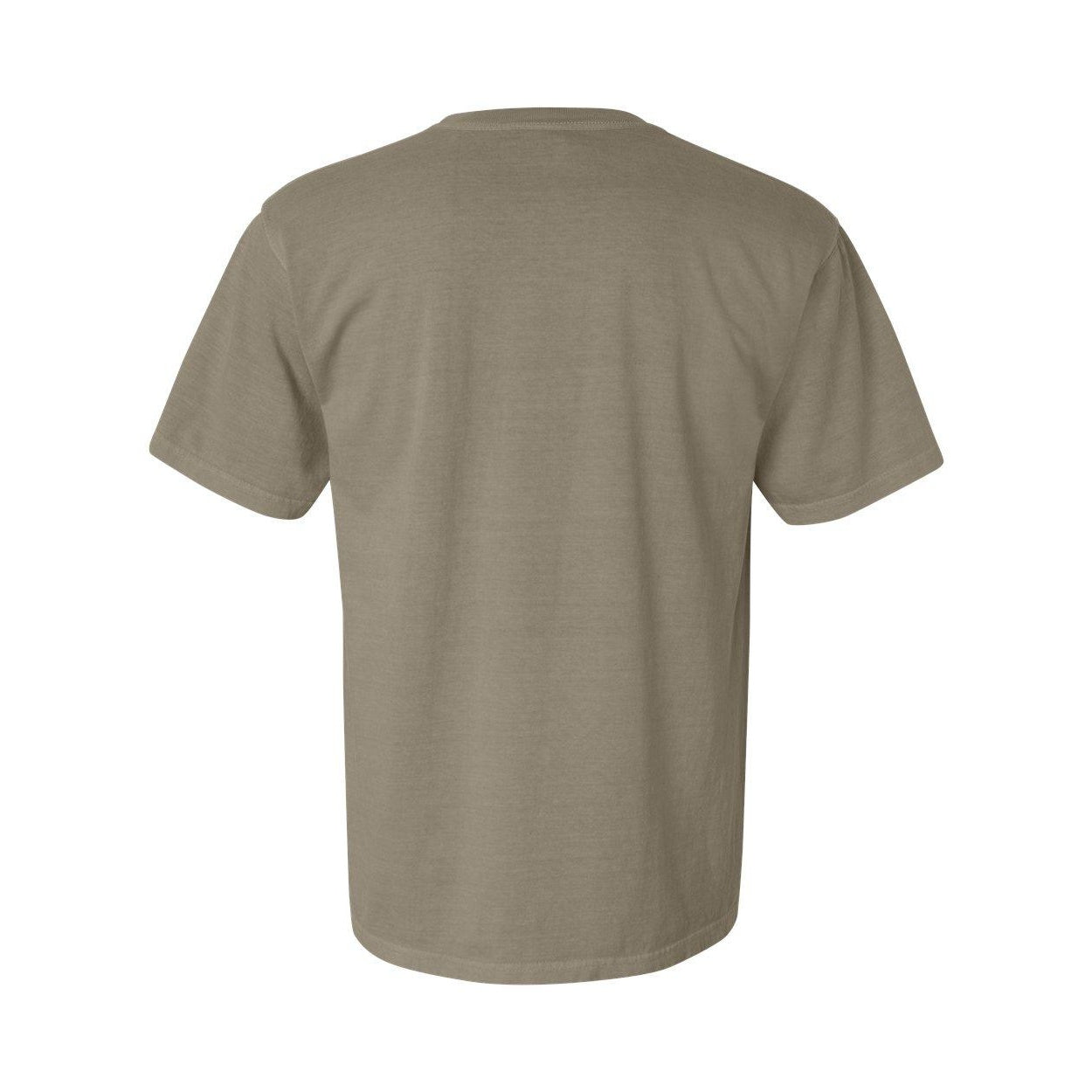 Khaki - Back - Comfort Colors Garment-Dyed Heavyweight T-Shirt