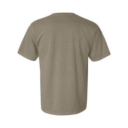 Khaki - Back - Comfort Colors Garment-Dyed Heavyweight T-Shirt