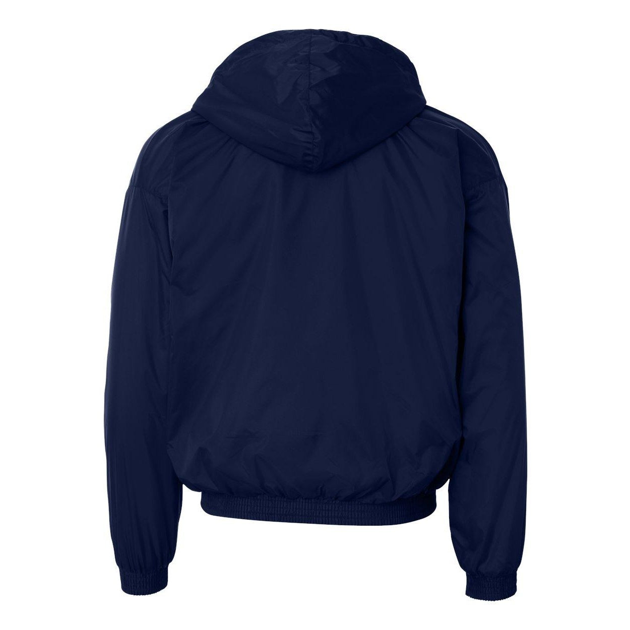 Navy - Back - Augusta Sportswear Fleece Lined Hooded Jacket