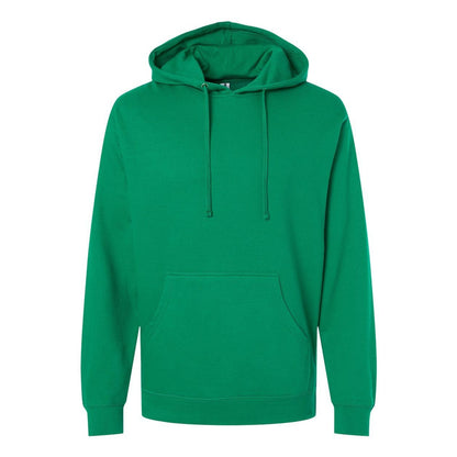 Kelly Green - Front - Independent Trading Co. Midweight Hooded Sweatshirt