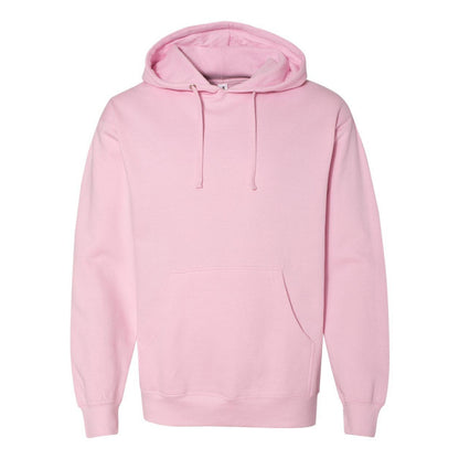 Light Pink - Front - Independent Trading Co. Midweight Hooded Sweatshirt