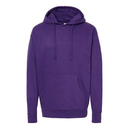 Purple - Front - Independent Trading Co. Midweight Hooded Sweatshirt