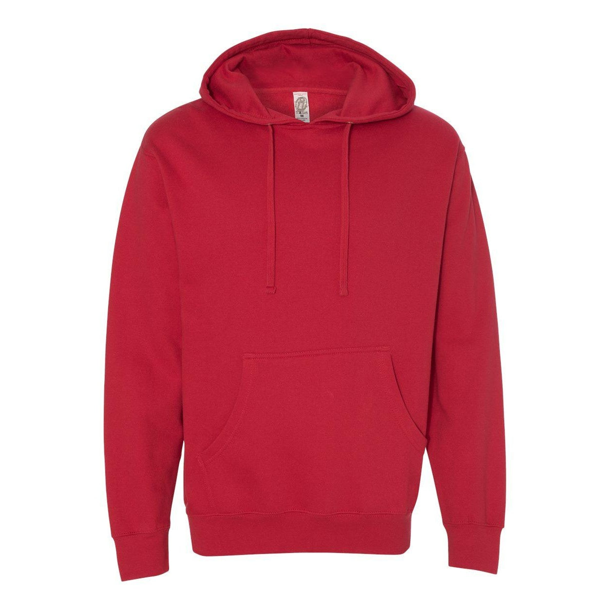Red - Front - Independent Trading Co. Midweight Hooded Sweatshirt