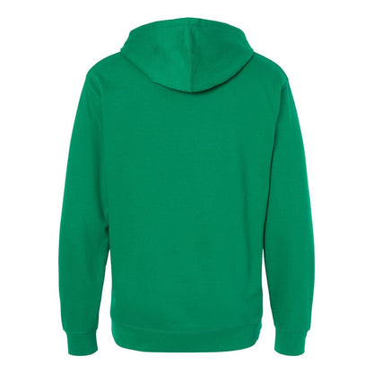 Kelly Green - Back - Independent Trading Co. Midweight Hooded Sweatshirt