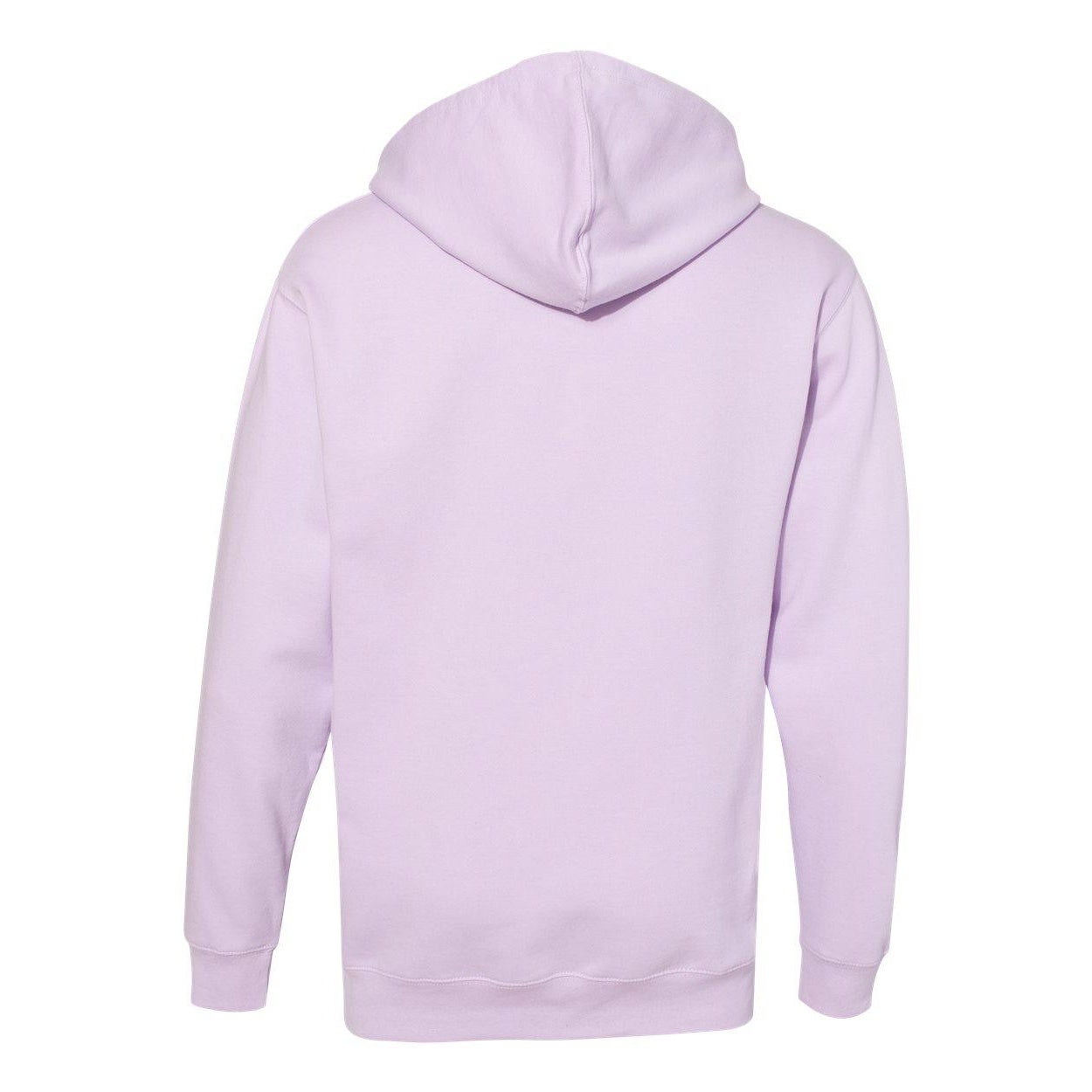 Lavender - Back - Independent Trading Co. Midweight Hooded Sweatshirt