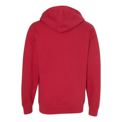 Red - Back - Independent Trading Co. Midweight Hooded Sweatshirt