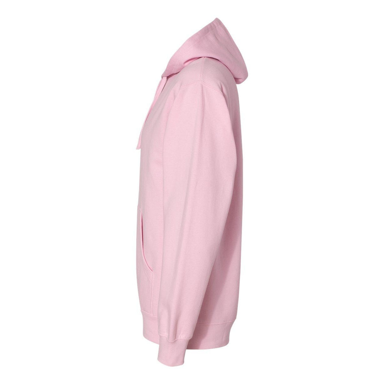 Light Pink - Side - Independent Trading Co. Midweight Hooded Sweatshirt