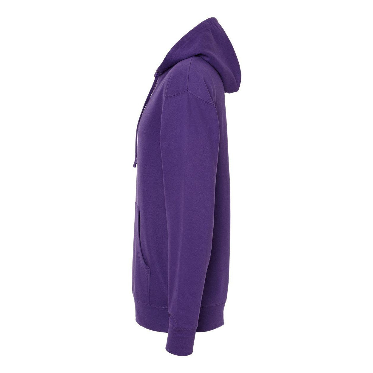 Purple - Side - Independent Trading Co. Midweight Hooded Sweatshirt