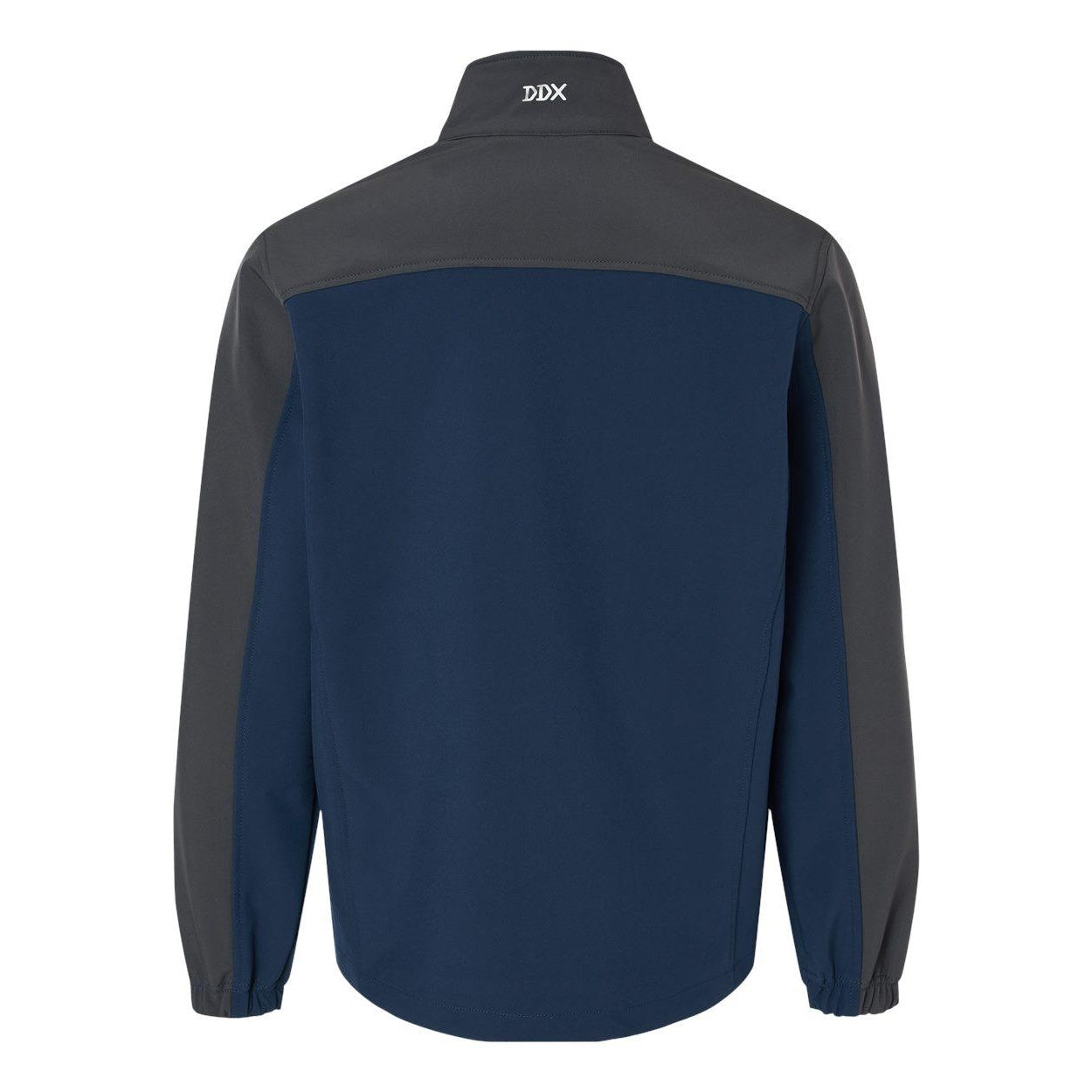 Deep Blue- Charcoal - Back - DRI DUCK Motion Soft Shell Jacket