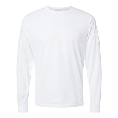 White - Front - Augusta Sportswear Performance Long Sleeve T-Shirt