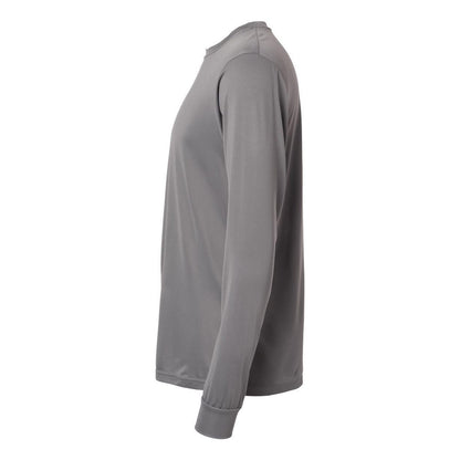 Graphite - Side - Augusta Sportswear Performance Long Sleeve T-Shirt