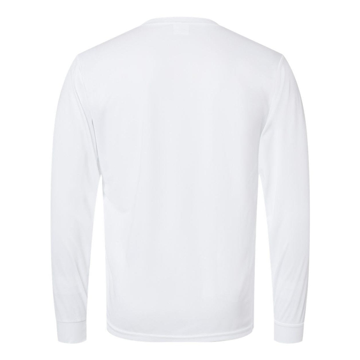 White - Back - Augusta Sportswear Performance Long Sleeve T-Shirt