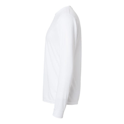White - Side - Augusta Sportswear Performance Long Sleeve T-Shirt