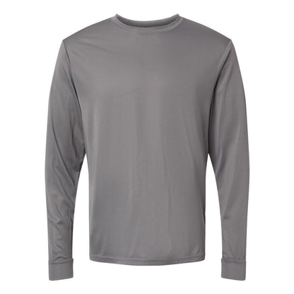 Graphite - Front - Augusta Sportswear Performance Long Sleeve T-Shirt