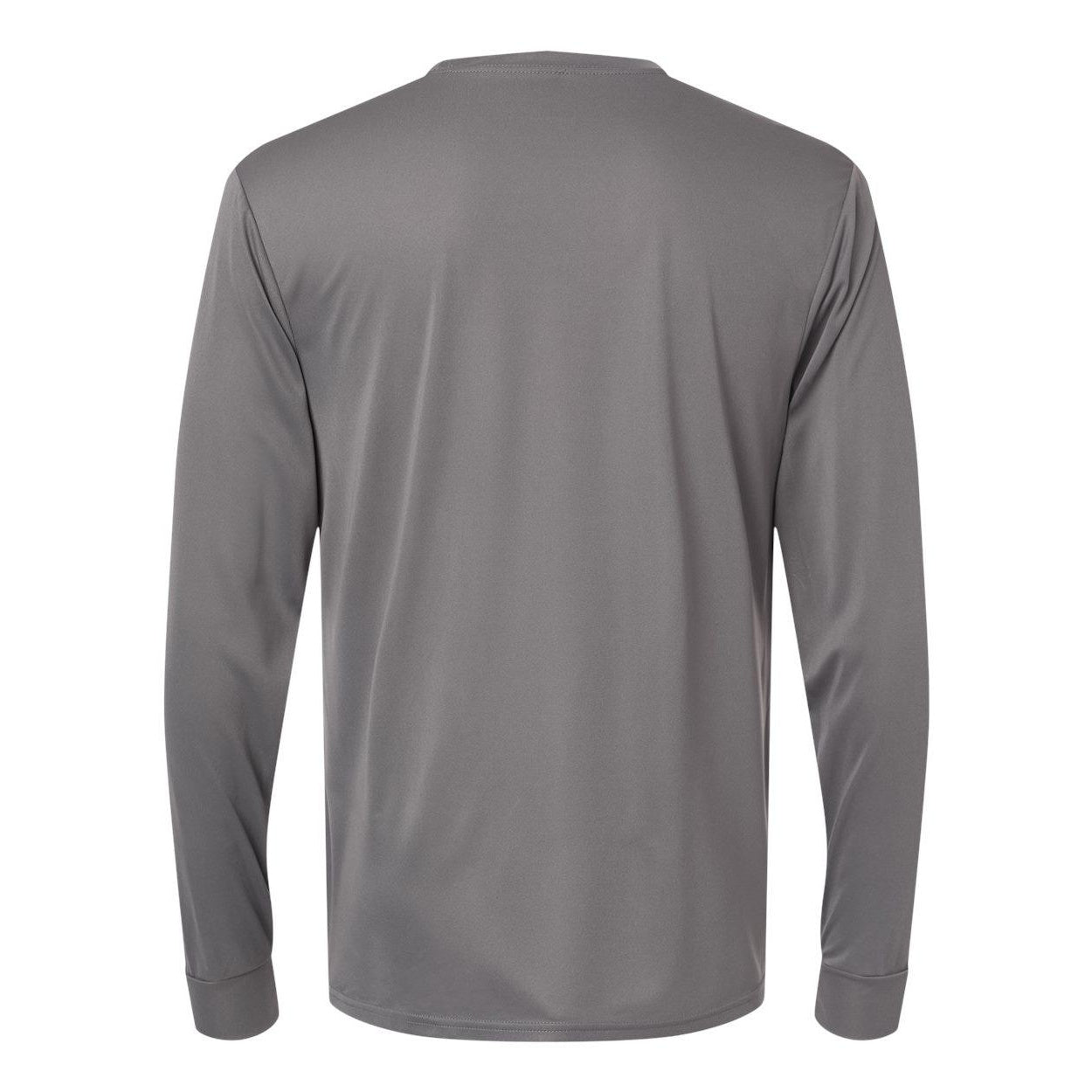 Graphite - Back - Augusta Sportswear Performance Long Sleeve T-Shirt
