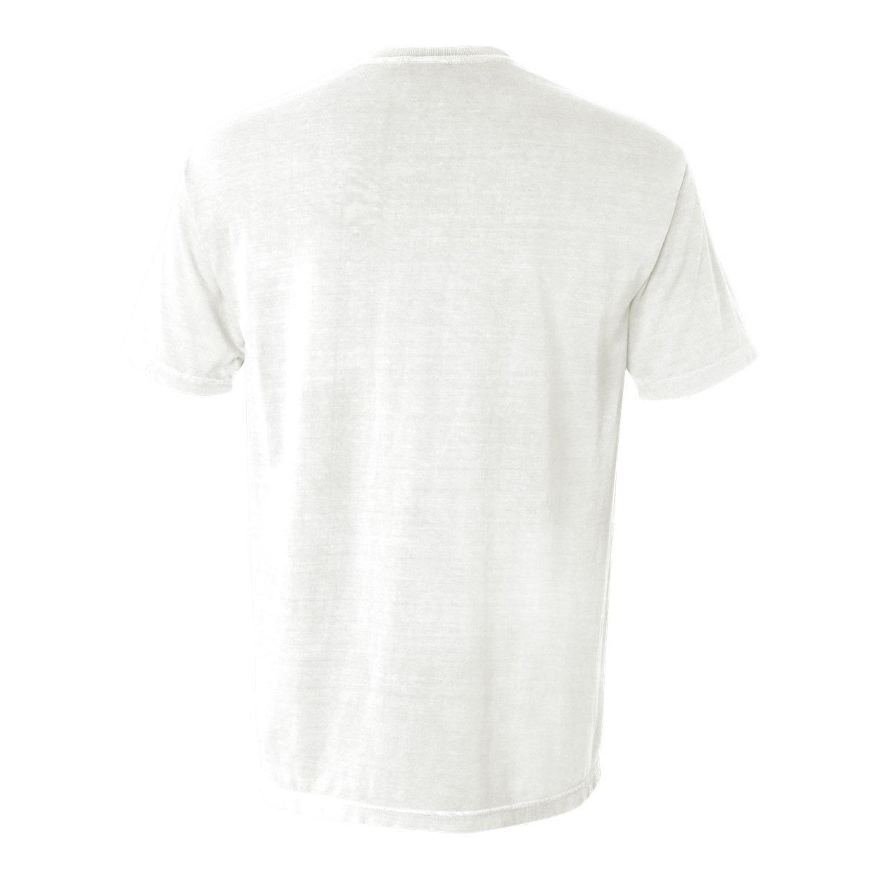 White - Back - Comfort Colors Garment-Dyed Heavyweight Pocket T-Shirt