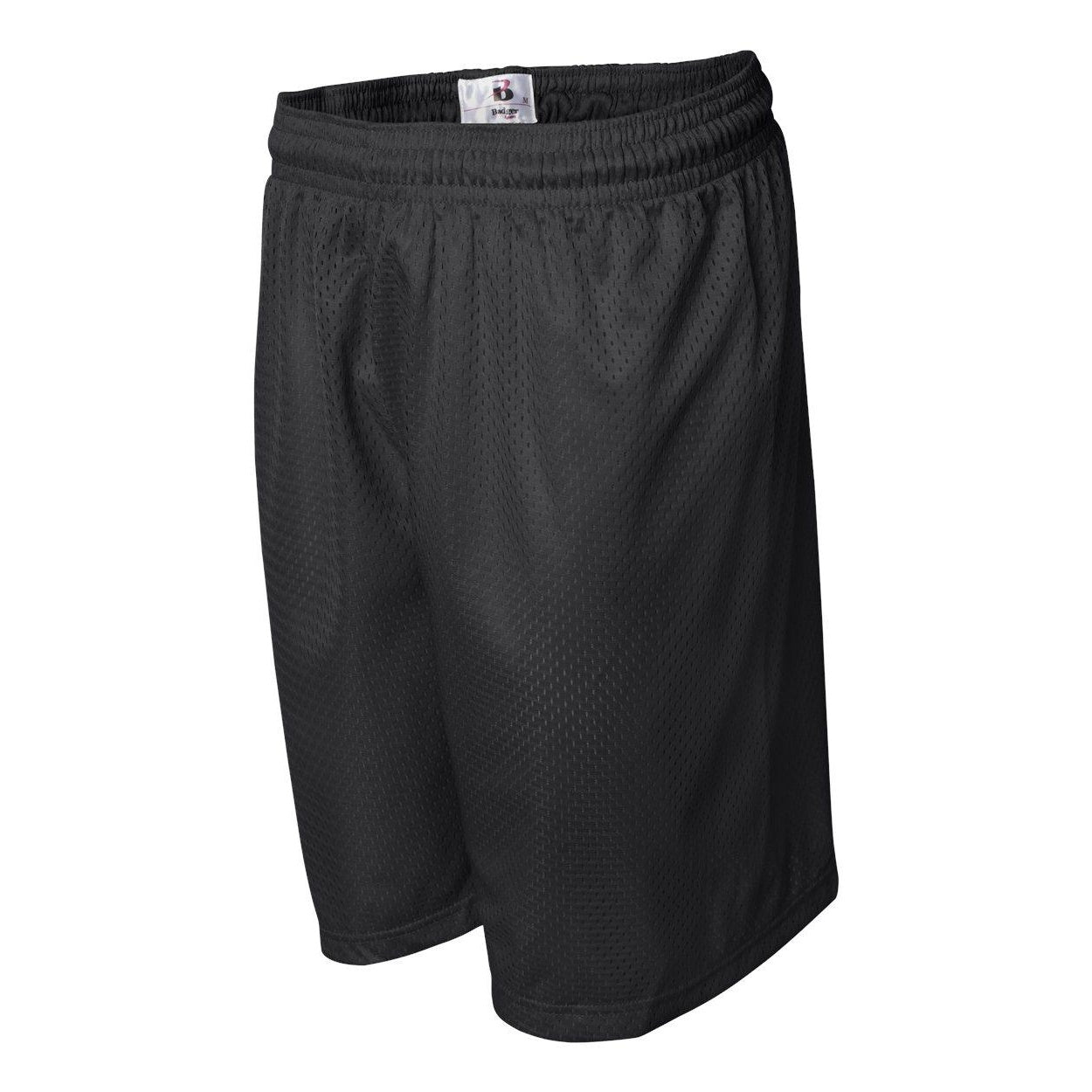 Black - Side - Badger Pro Mesh 7 Shorts