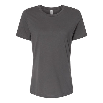 Asphalt - Front - BELLA + CANVAS Womens Relaxed Jersey Tee