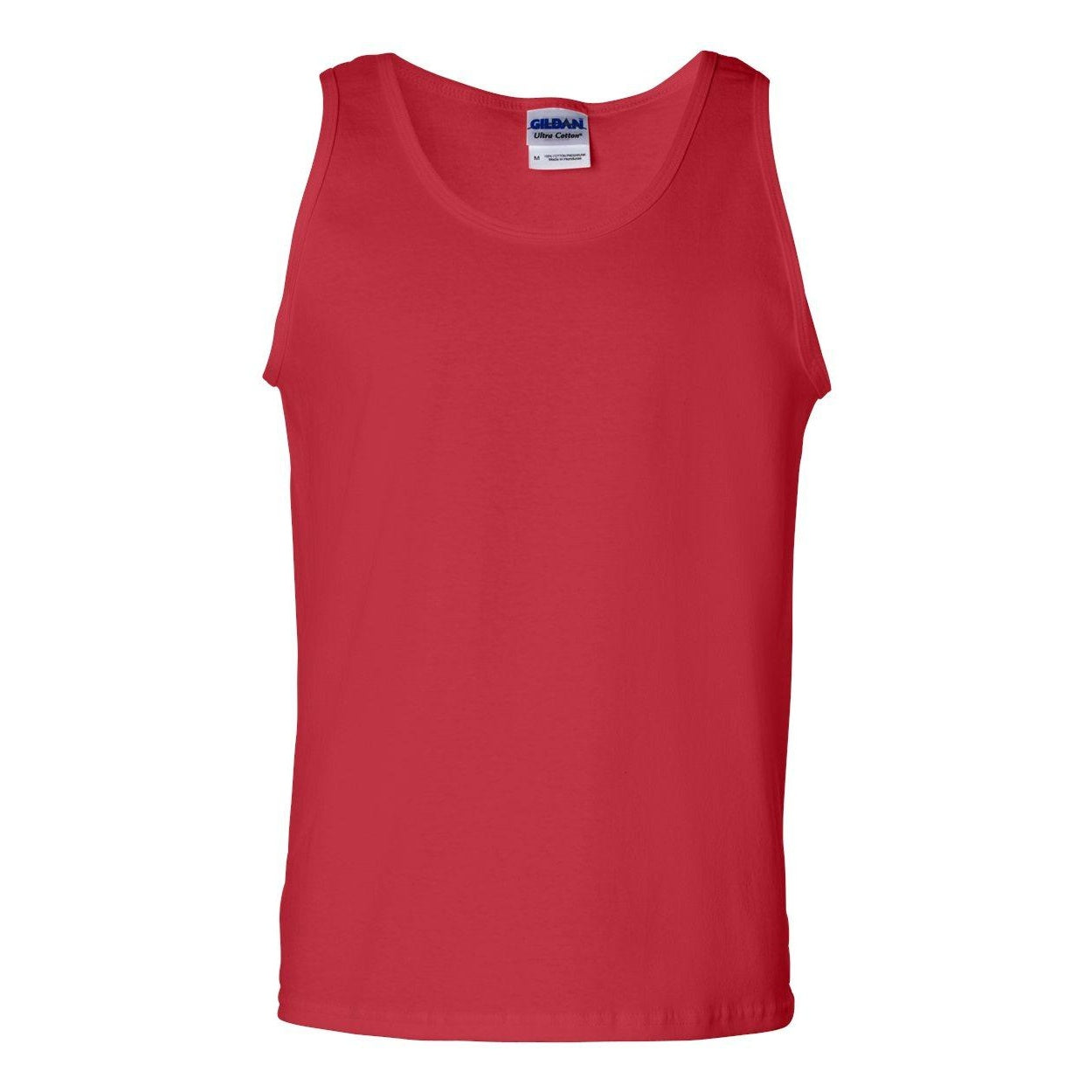 Red - Front - Gildan Ultra Cotton Tank Top
