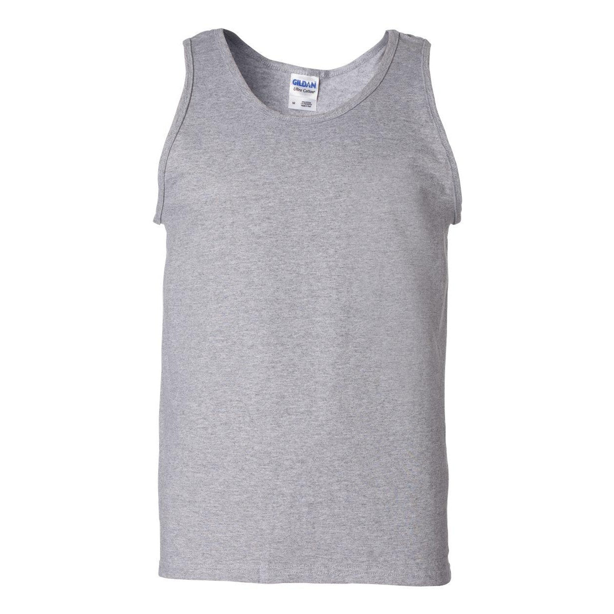 Sport Grey - Front - Gildan Ultra Cotton Tank Top