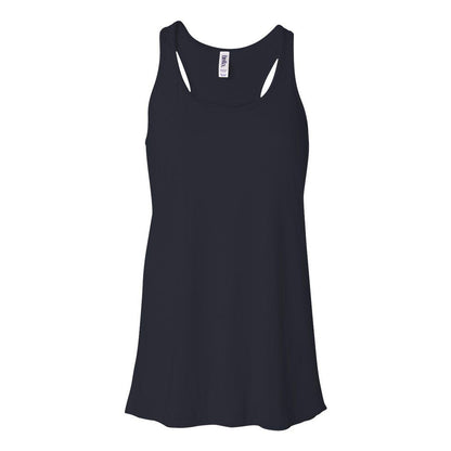 Midnight - Front - BELLA + CANVAS Women's Flowy Racerback Tank