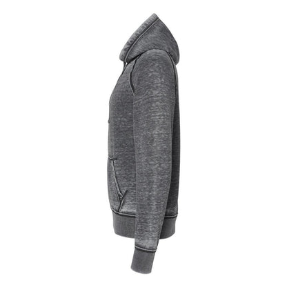 Dark Smoke - Side - J. America Vintage Zen Fleece Hooded Sweatshirt
