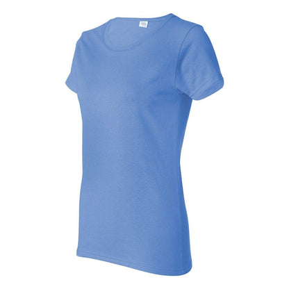 Carolina Blue - Side - Gildan Heavy Cotton Womens T-Shirt