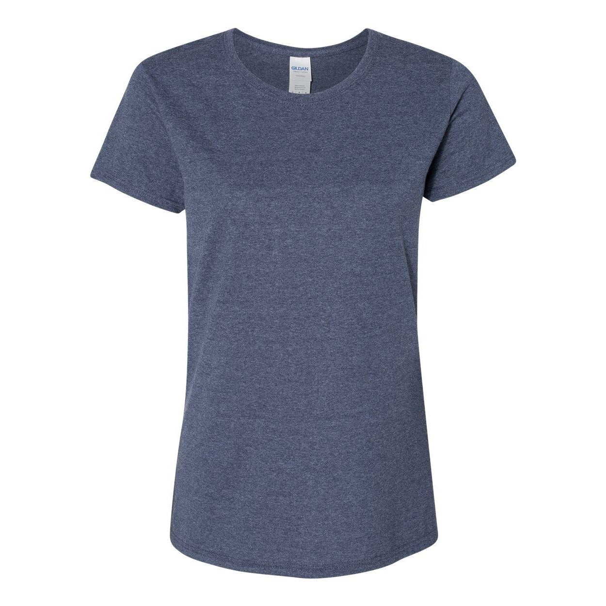 Heather Navy - Front - Gildan Heavy Cotton Womens T-Shirt