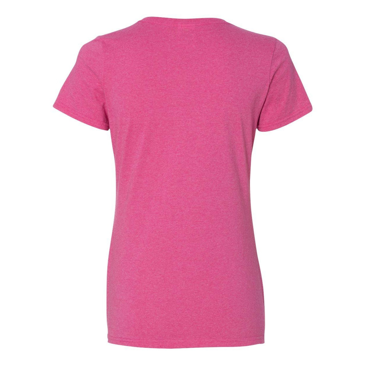 Retro Heather Pink - Back - Fruit of the Loom HD Cotton Women's Short Sleeve T-Shirt