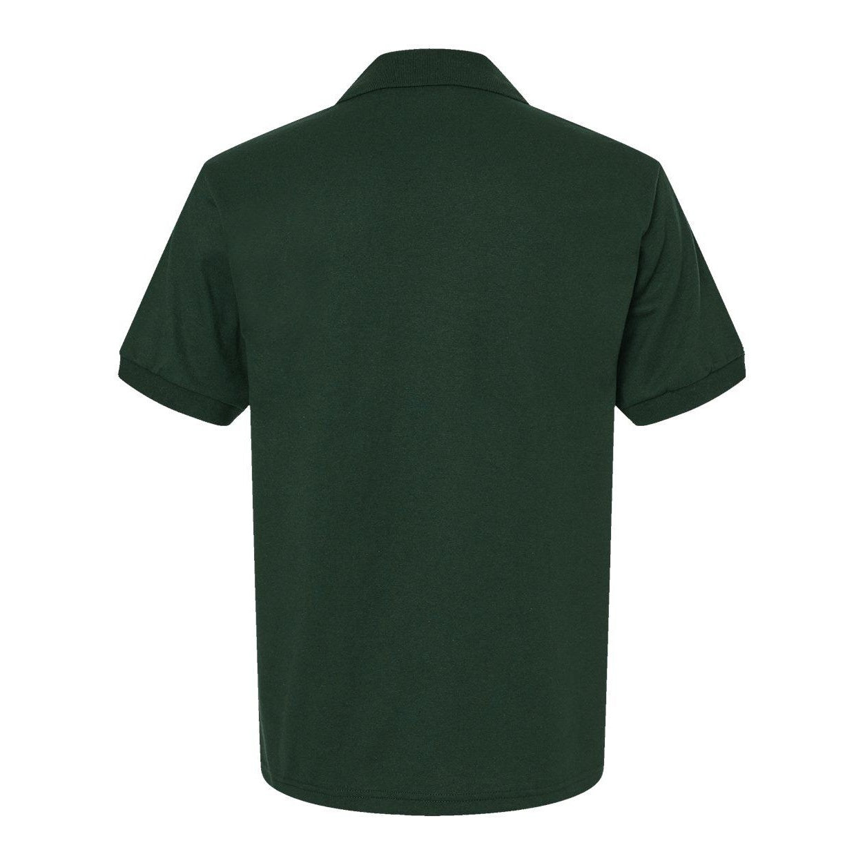 Forest Green - Back - Gildan DryBlend Jersey Polo