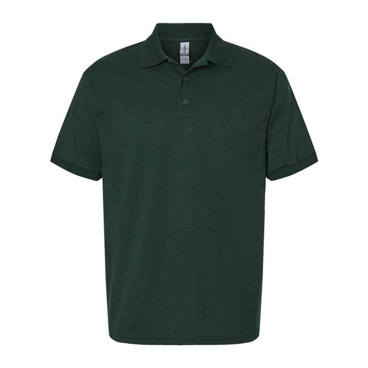 Forest Green - Front - Gildan DryBlend Jersey Polo