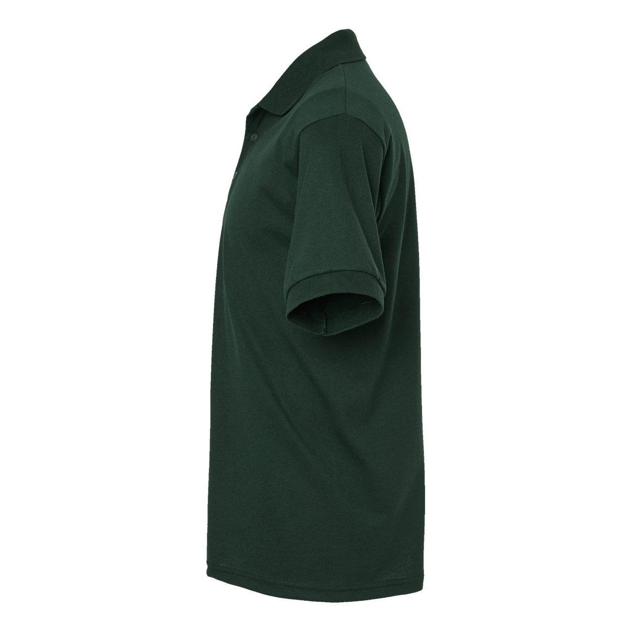 Forest Green - Side - Gildan DryBlend Jersey Polo