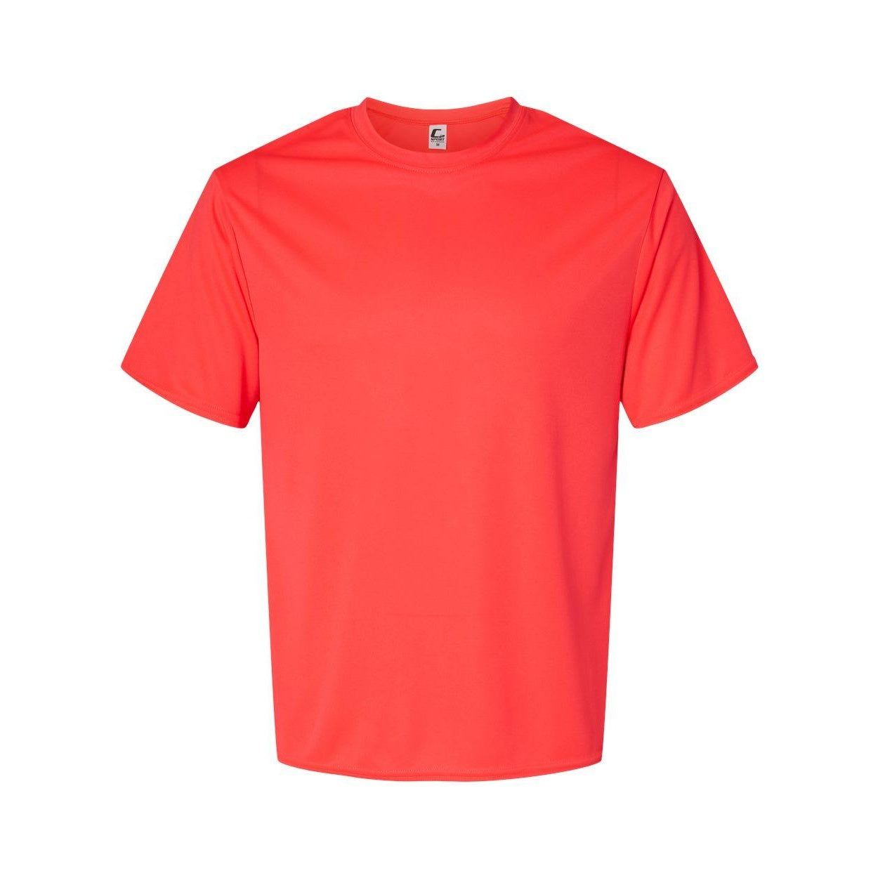 Hot Coral - Front - C2 Sport Performance T-Shirt