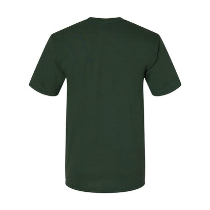 Hunter Green - Back - Bayside USA-Made 100% Cotton T-Shirt