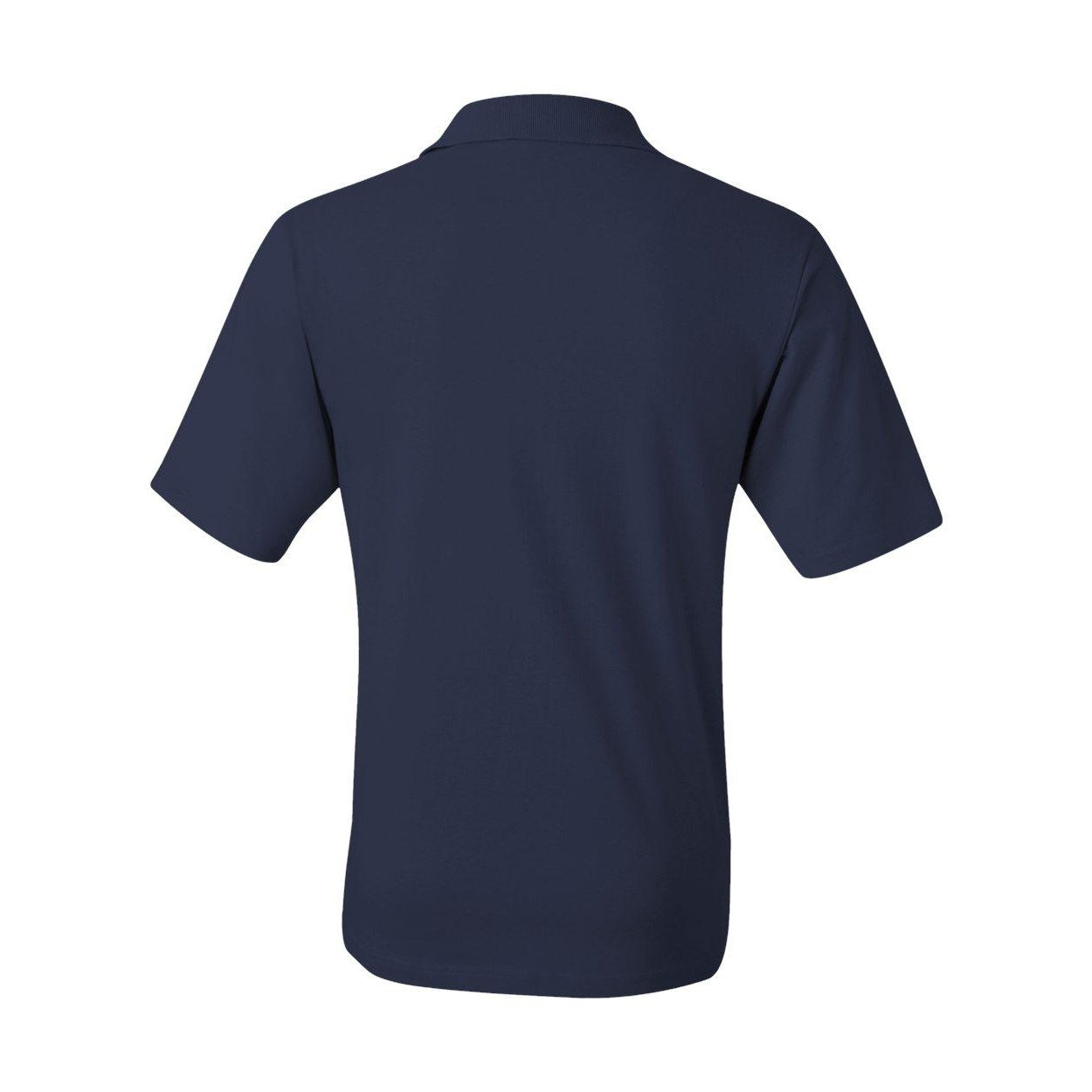 J. Navy - Back - JERZEES SpotShield 50-50 Polo with Pocket