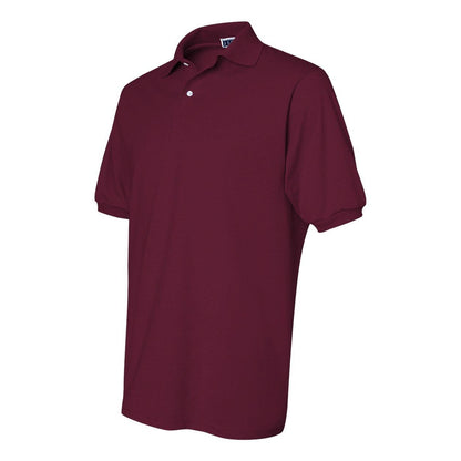 Maroon - Side - JERZEES SpotShield 50-50 Polo