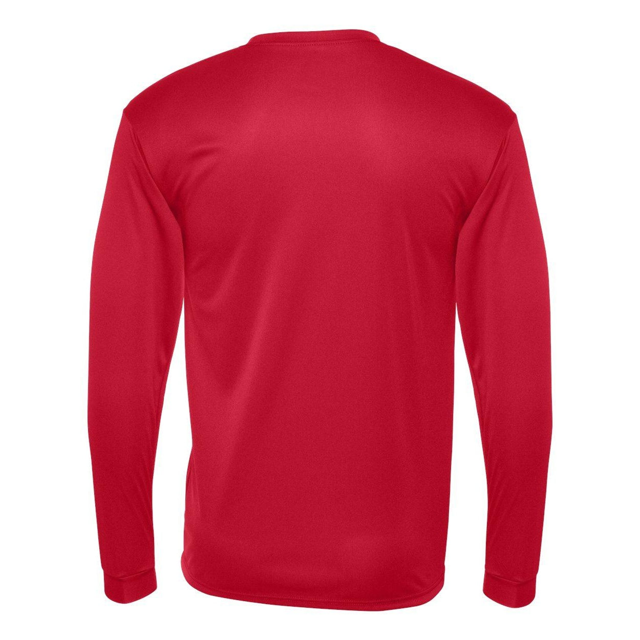 Red - Back - C2 Sport Performance Long Sleeve T-Shirt
