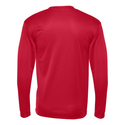 Red - Back - C2 Sport Performance Long Sleeve T-Shirt